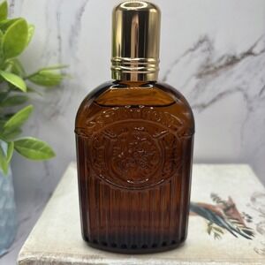 Rare VINTAGE STETSON COLOGNE AMERICANA DECANTER 1.75 oz Amber Bottle Full Bottle